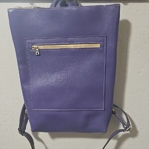 Portland Leather Vibrant Purple Backpack